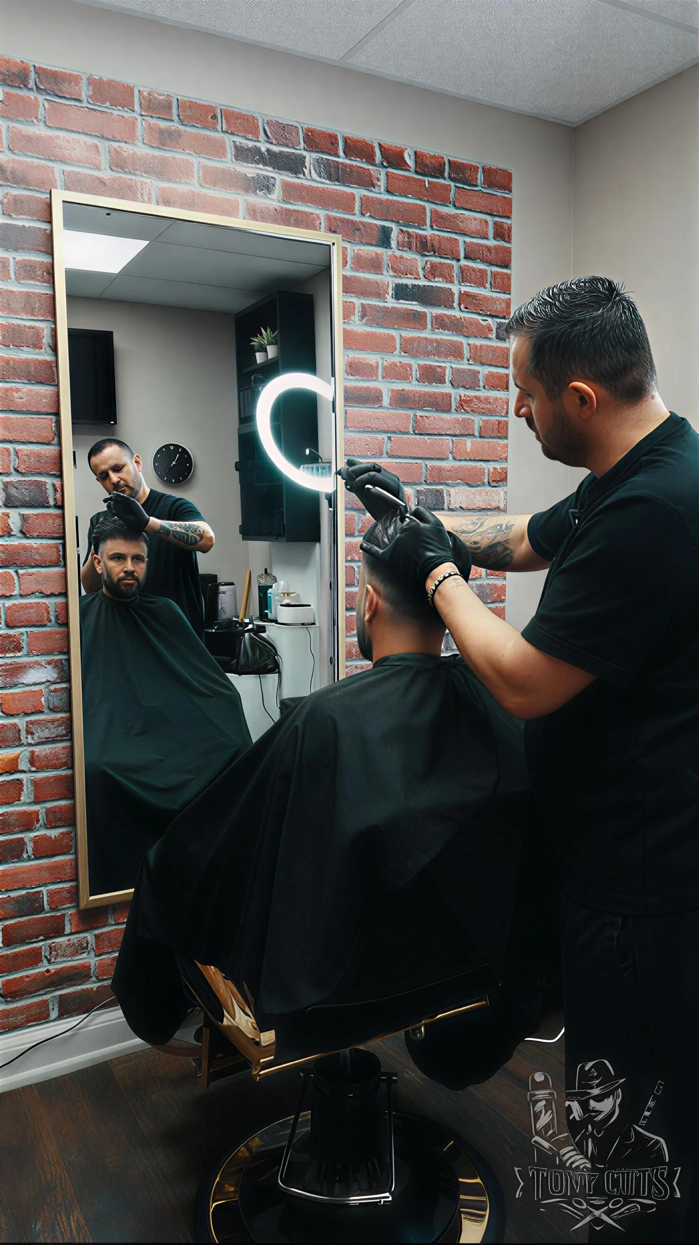 Tony, owner and master barber at TonyCuts